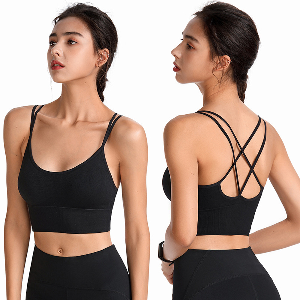 1개 스포츠 브라 여성용 푸쉬업 솔리드 스포츠 브라 조 - Yoga Fitness Girl 리뷰 및 가격