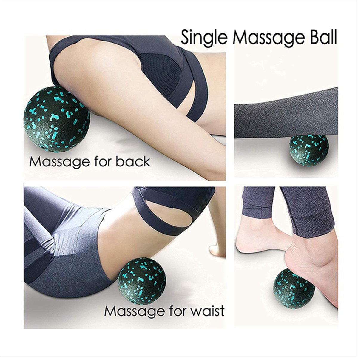 ABXY 3PCS 요가 롤러 마사지 피넛볼 세트 EPP - Yoga Fitness Stretching 리뷰 및 가격