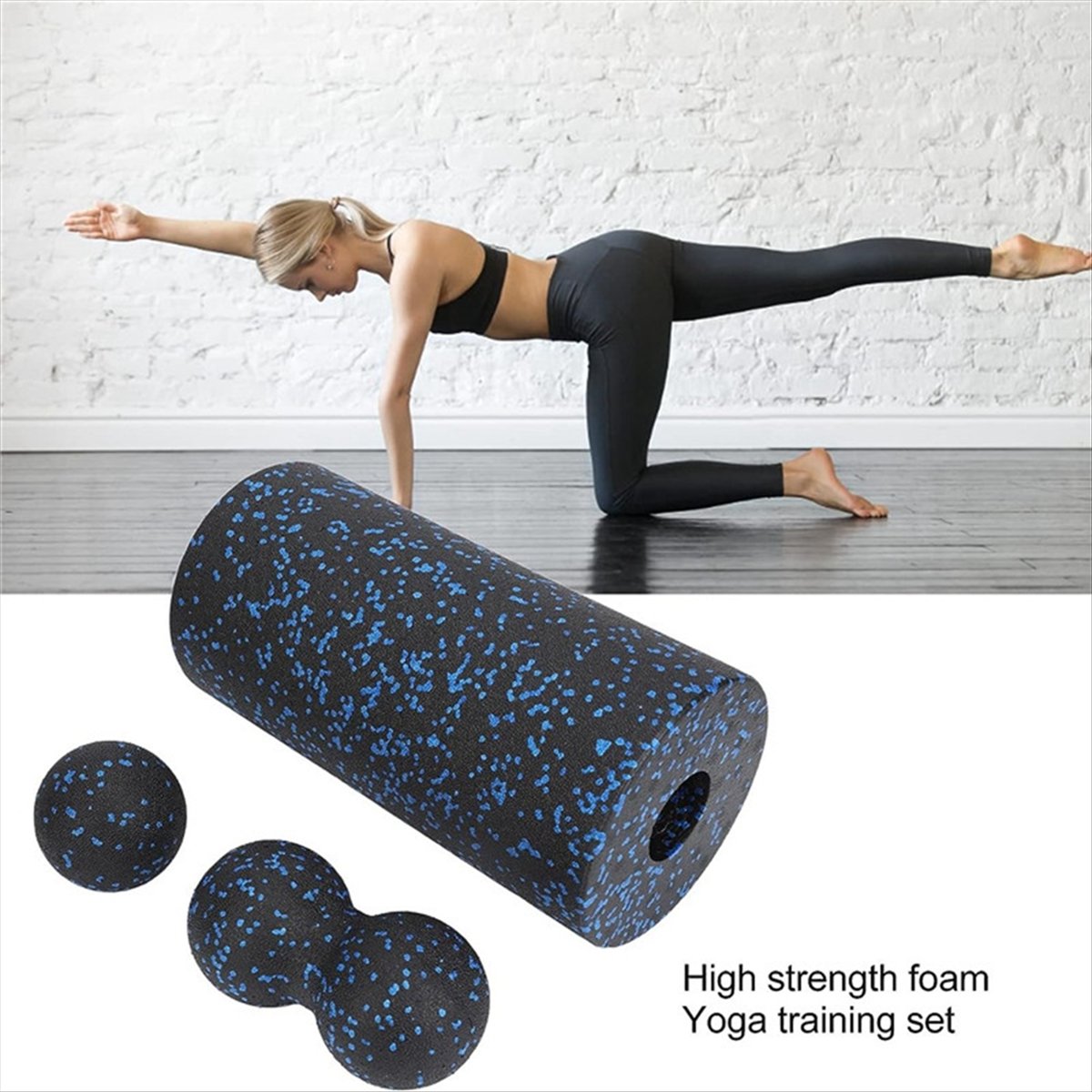 ABXY 3PCS 요가 롤러 마사지 피넛볼 세트 EPP - Yoga Fitness Stretching 리뷰 및 가격