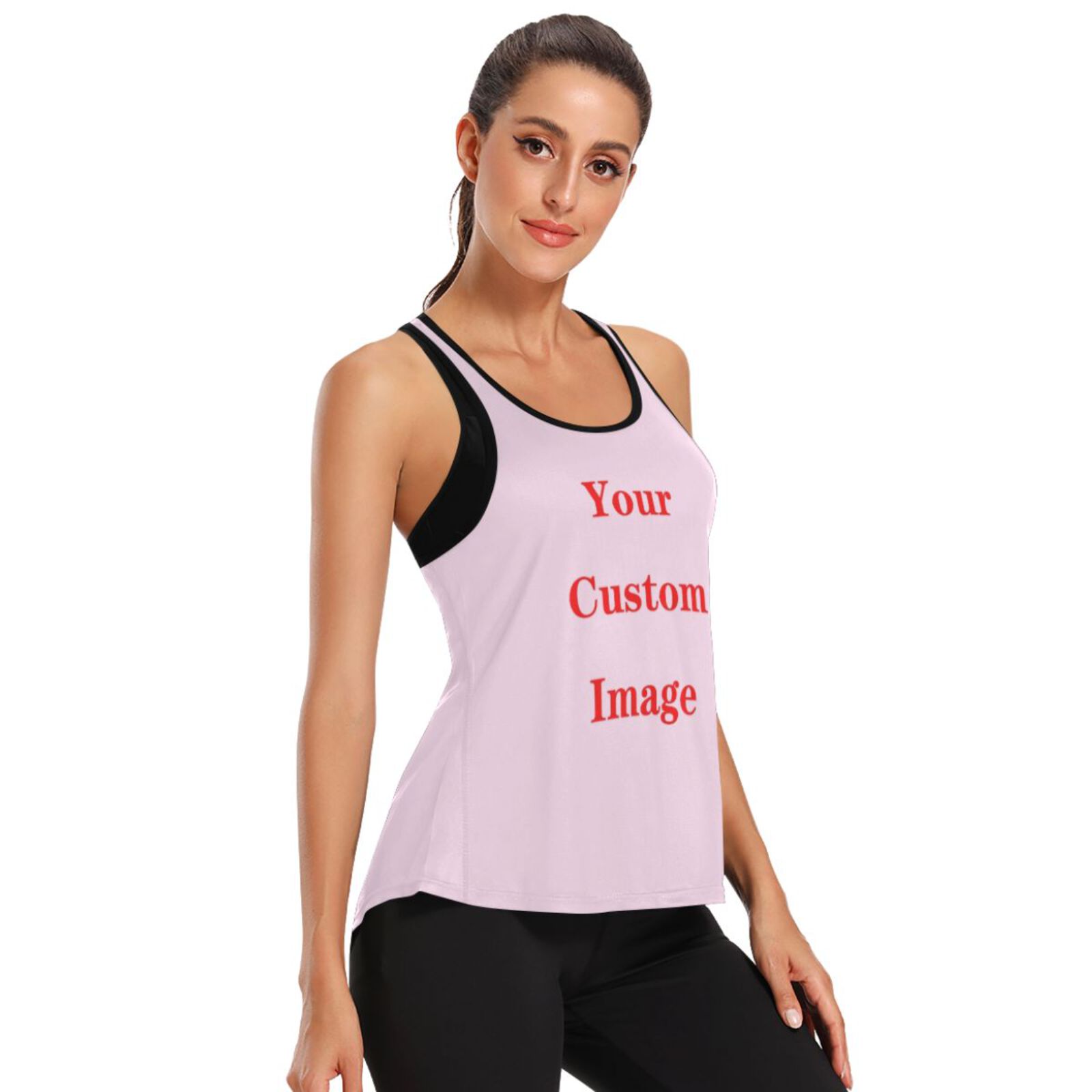 2025 짐 탑 여성 스포츠 탑 맞춤 이미지 백리스 셔 - Yoga Fitness Images 리뷰 및 가격