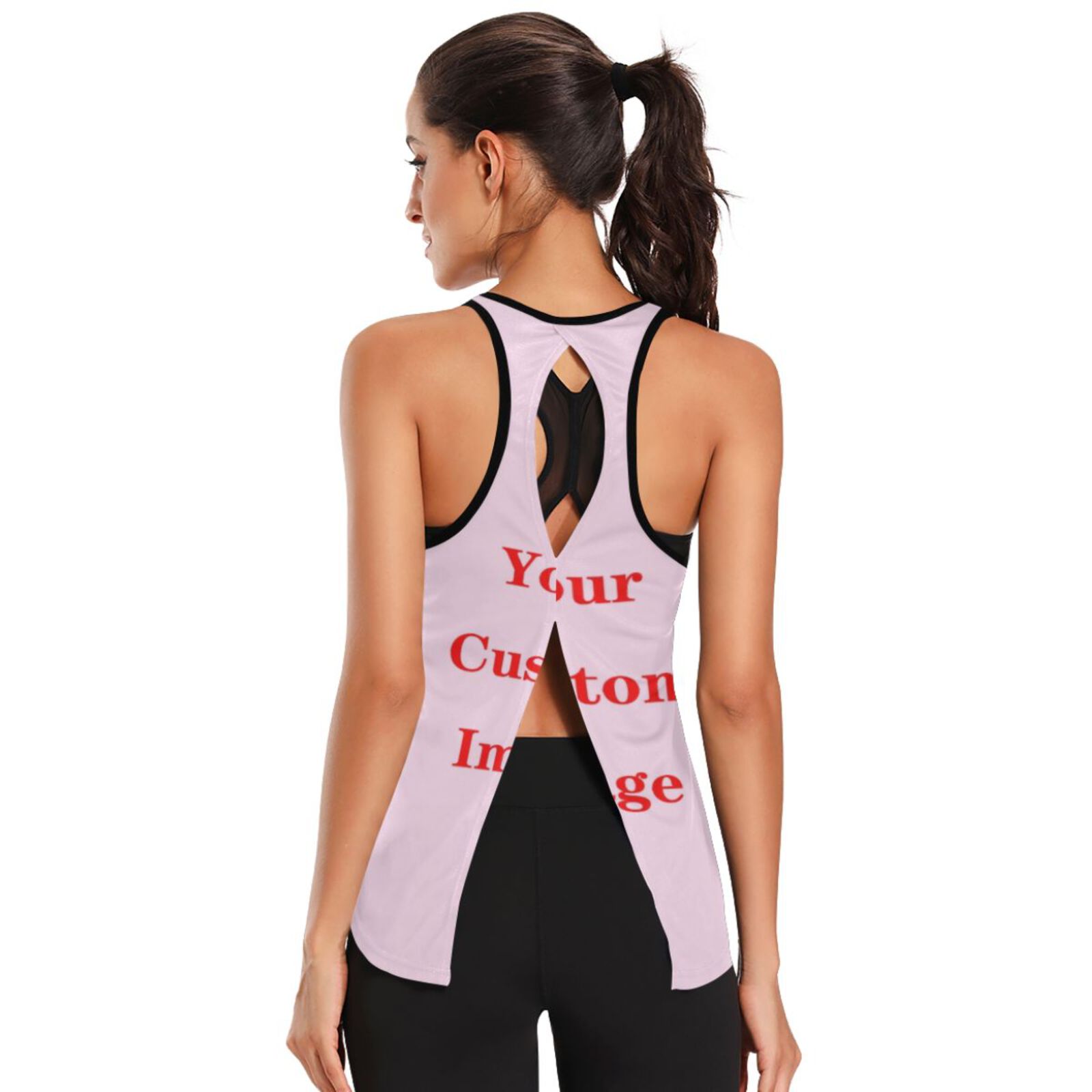 2025 짐 탑 여성 스포츠 탑 맞춤 이미지 백리스 셔 - Yoga Fitness Images 리뷰 및 가격