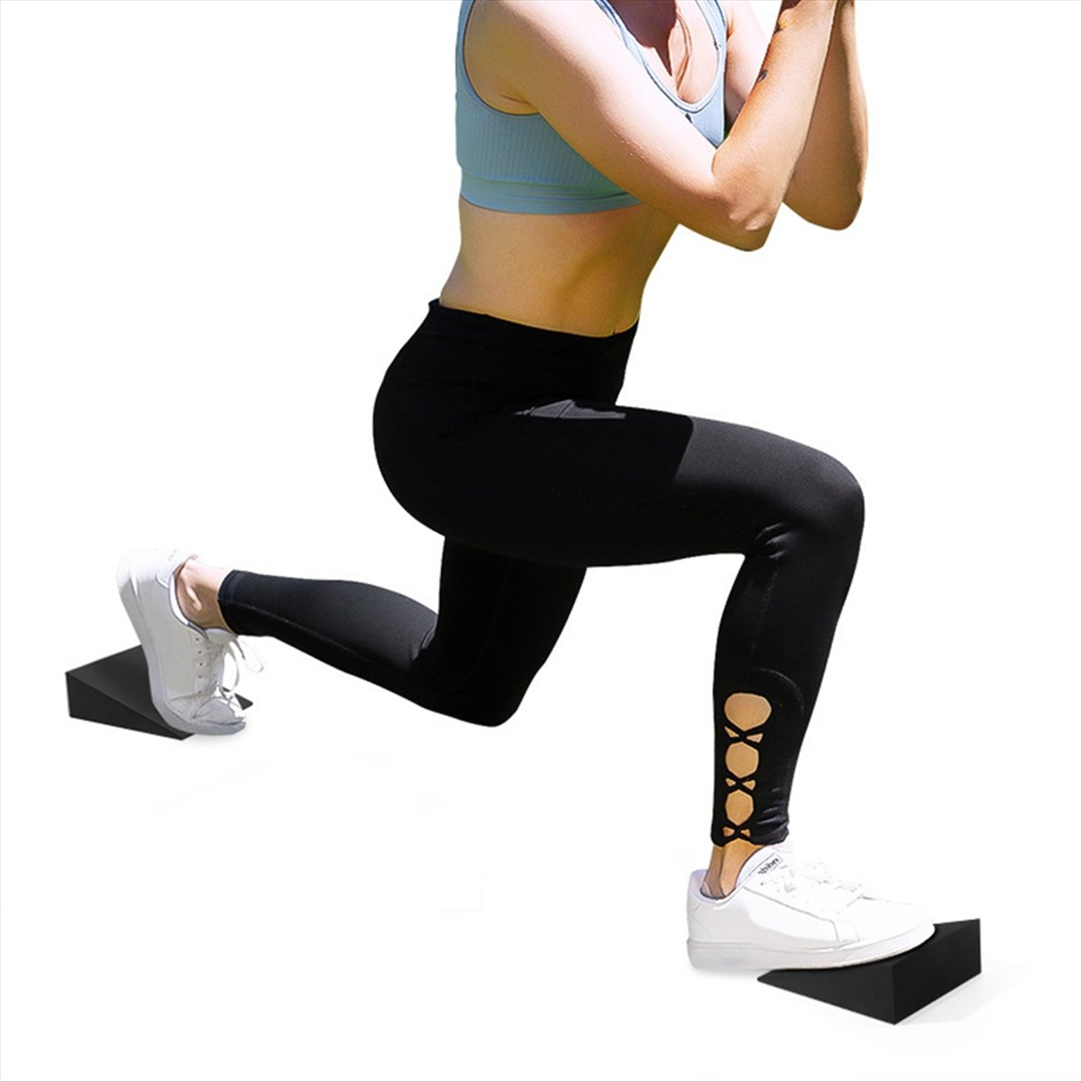 ABXY 2Pcs 요가 웨지 블록 EVA 요가 웨지 스 - Yoga Fitness Stretching 리뷰 및 가격
