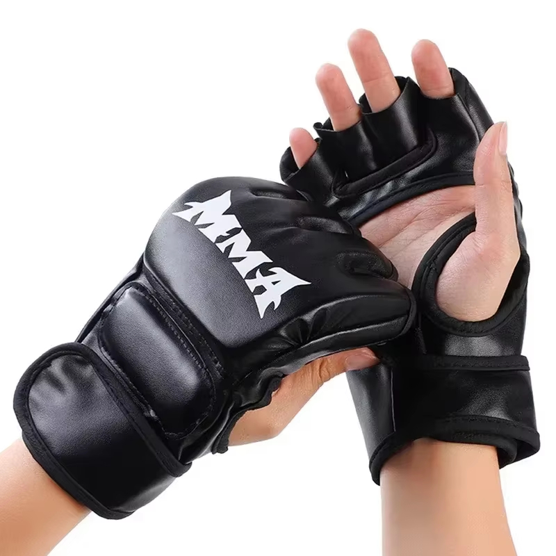 성인용 전문 복싱 트레이닝 글러브, 하프 핑거 가죽 쿠 - Boxing Punching Bag 리뷰 및 가격