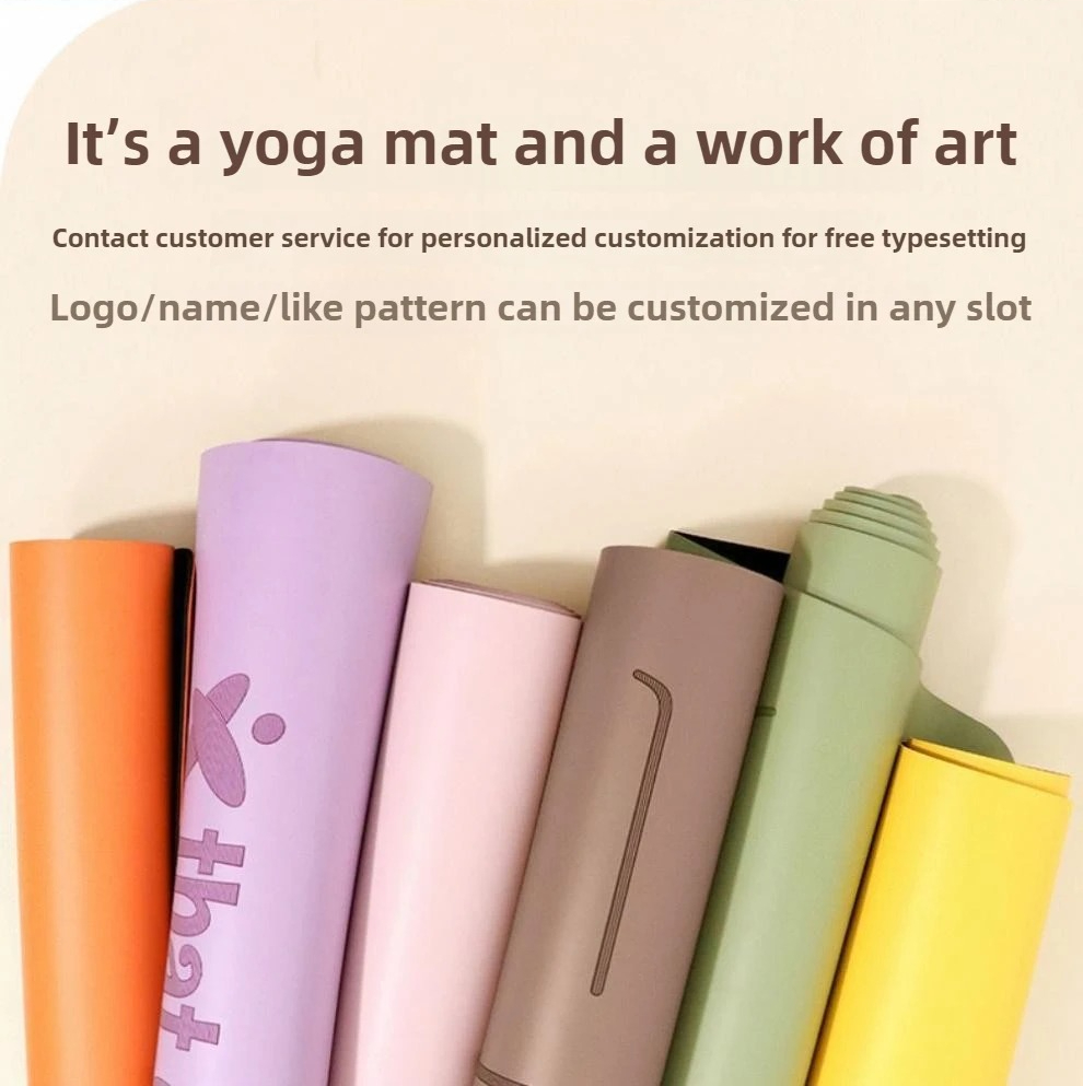 미끄럼 방지 요가 매트 순수 컬러 고무 - 여성 피트니 - Thick Yoga Mat 리뷰 및 가격