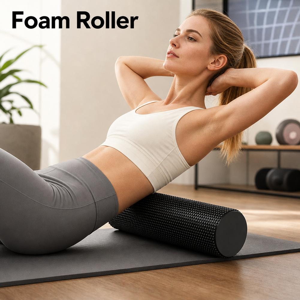 EVA 요가 폼롤러 고밀도 운동 회복 바디 쉐이핑 필라 - Yoga Fitness Stretching 리뷰 및 가격